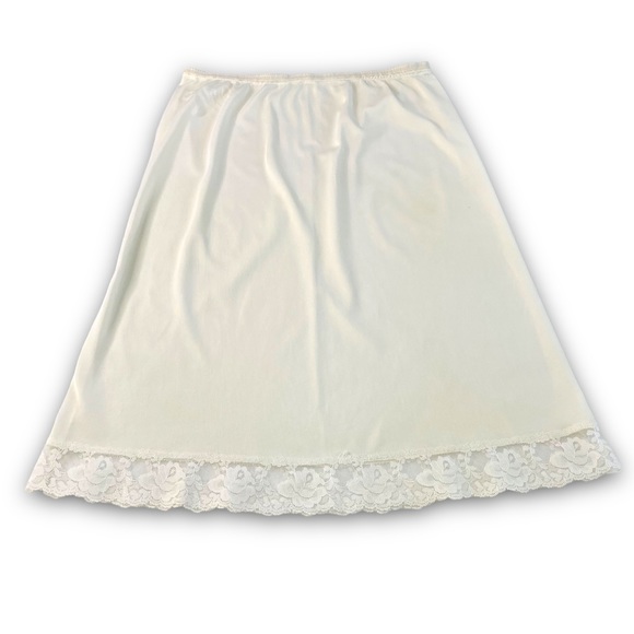 Sears Vintage Half Slip with Lace Hem Size Large - Picture 1 of 9